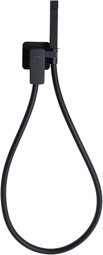 Allen Brau Смеситель с гигиеническим душем Infinity 5.21005-31 (с внутренней частью) черный матовый – фотография-6